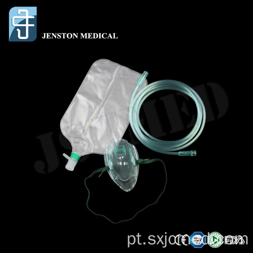 Sacos de reservatório cirúrgico médico de saúde máscara de oxigênio